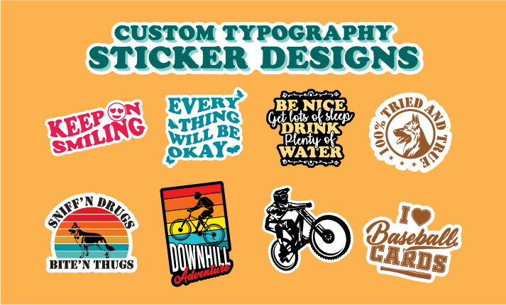 create-typography-sticker-design